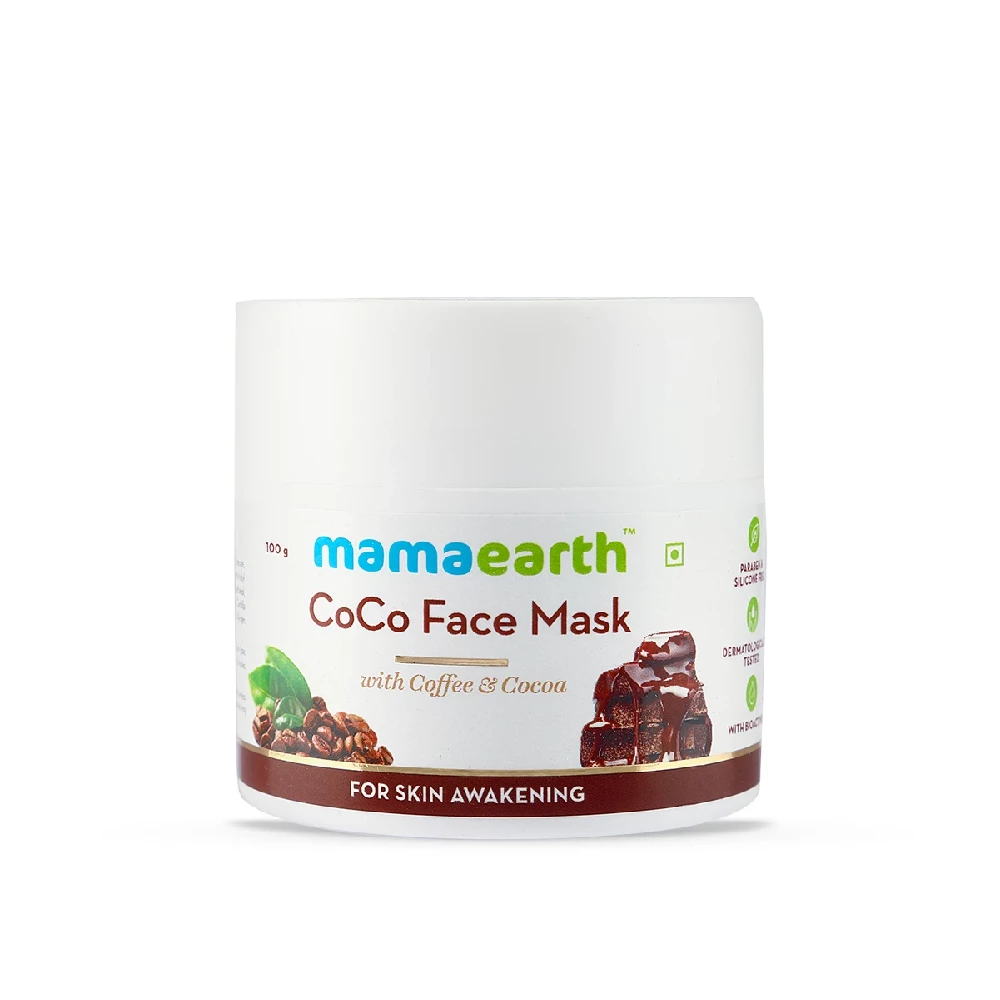 CoCo Face Mask with Coffee and Cocoa for Skin Awakening, 100g-8.webp